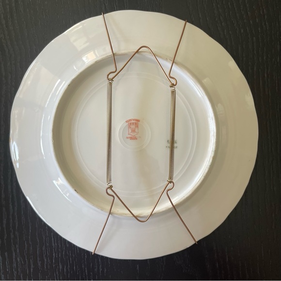 Vintage Limoges France Gold Encrusted Elite Works Signed Hand Painted Plate - Picture 8 of 10